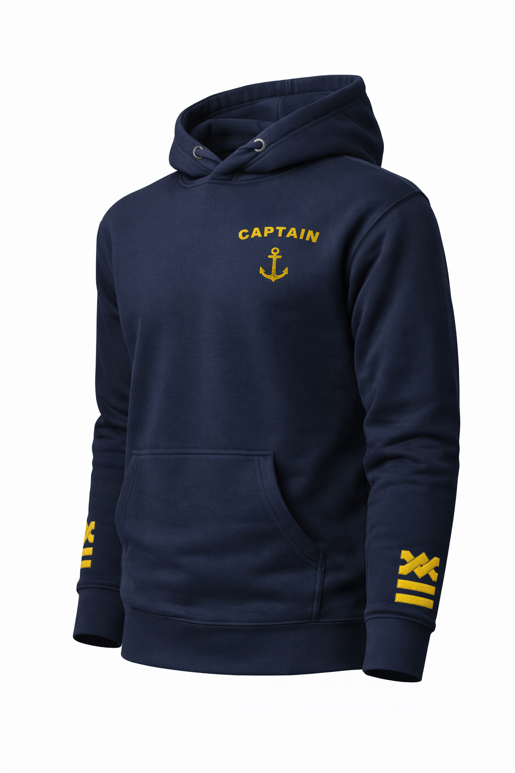 Captain Uniform Hoodie – Epaulettes & Rank Embroidery