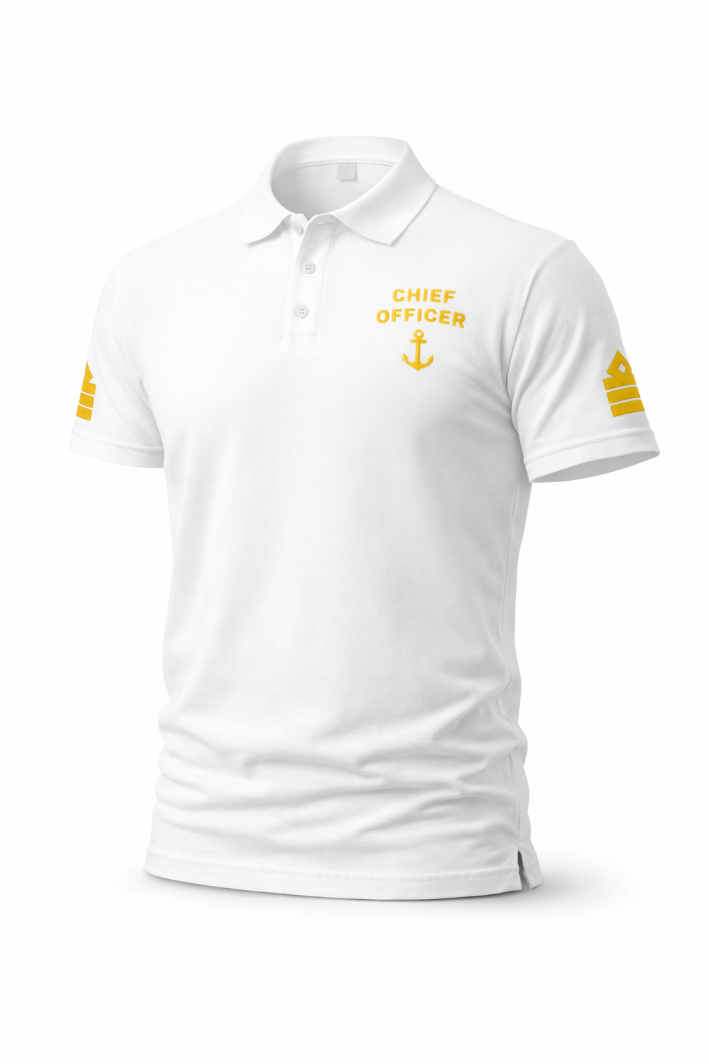 Chief Officer Uniform Polo Shirt – Embroidered Sleeves
