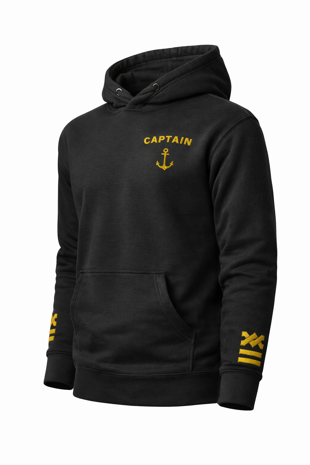 Captain Uniform Hoodie – Epaulettes & Rank Embroidery
