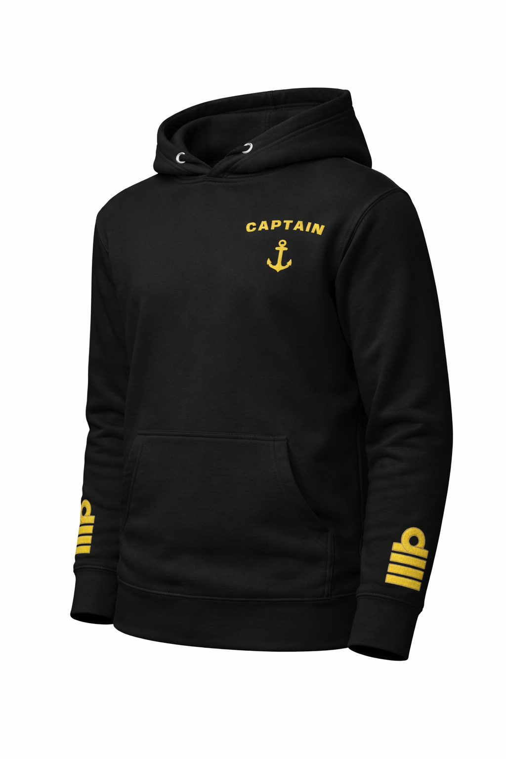Captain Uniform Hoodie – Epaulettes & Rank Embroidery