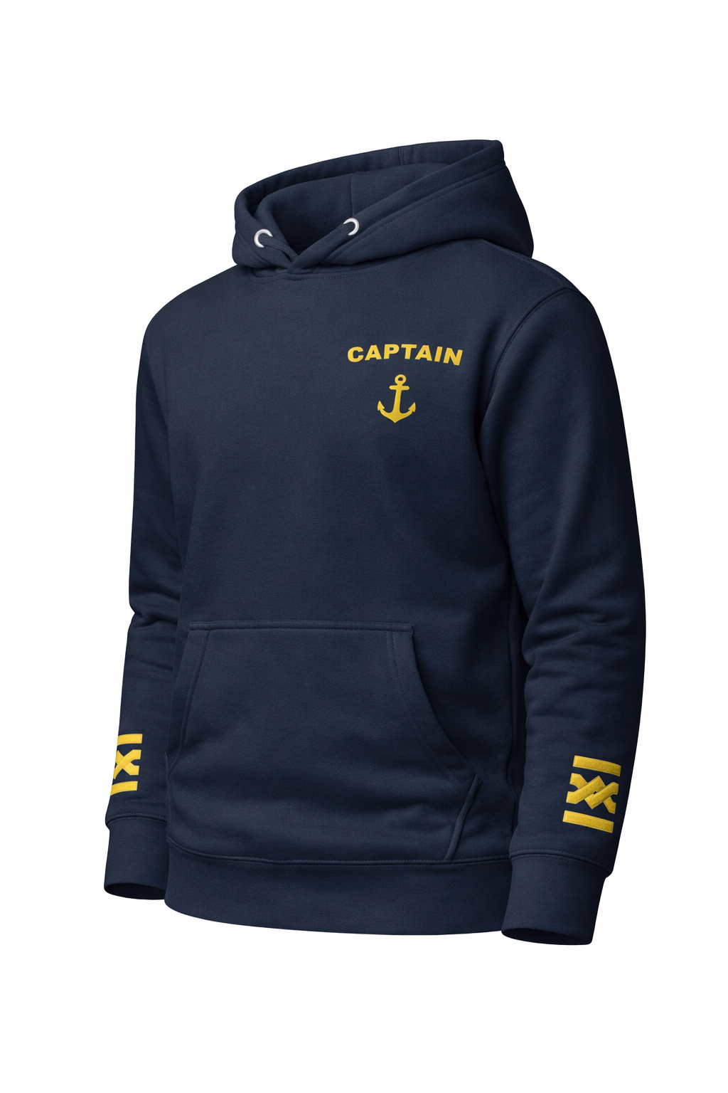 Captain Uniform Hoodie – Epaulettes & Rank Embroidery