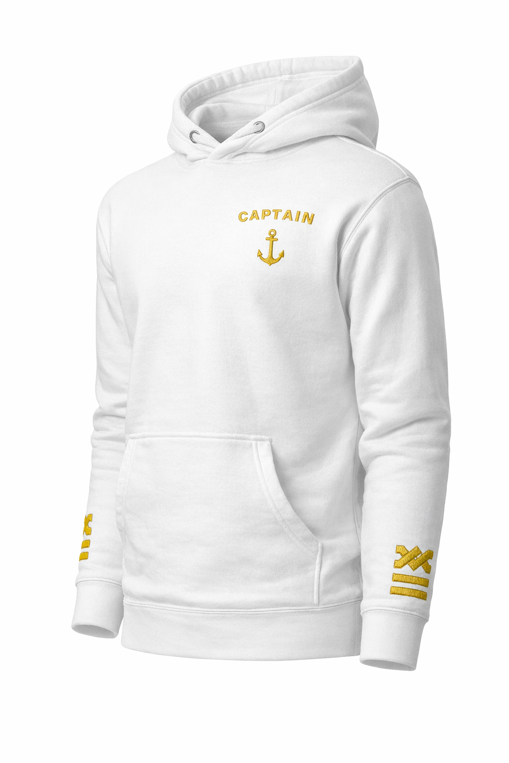 Captain Uniform Hoodie – Epaulettes & Rank Embroidery